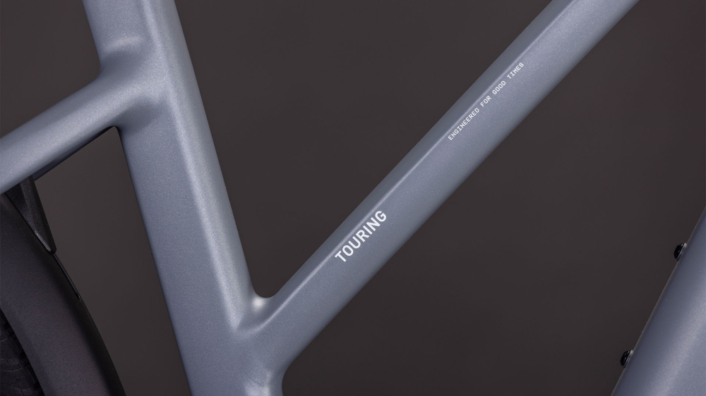 BICICLETA ELECTRICA CUBE TOURING HYBRID PRO 800 TRAPEZE PEARLGREY GREY 2026 46 cm [4]
