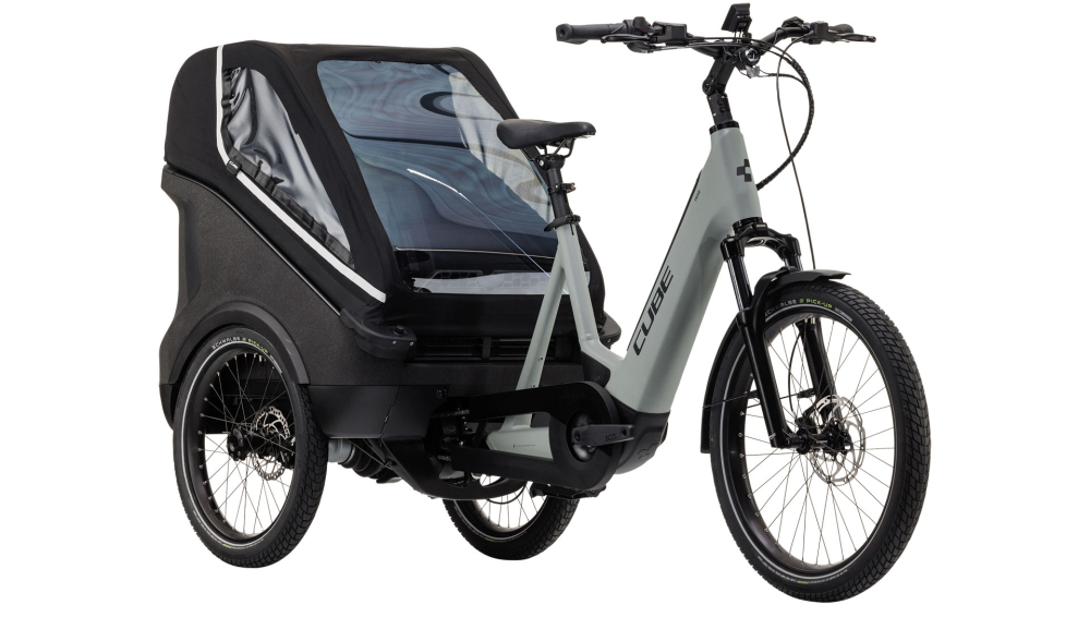 BICICLETA ELECTRICA CUBE TRIKE FAMILY HYBRID 1500 SWAMPGREY REFLEX 2025 One Size [2]