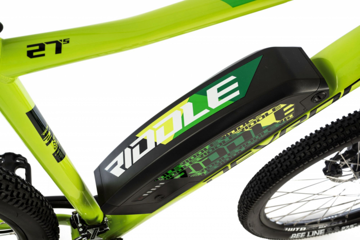 Bicicleta Electrica Devron Riddle M1.7 E-Bike M Neon 27.5 Inch [3]