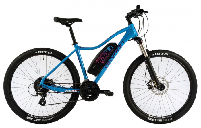 Bicicleta Electrica Devron Riddle W1.7 E-Bike Albastru M 27.5 Inch [1]