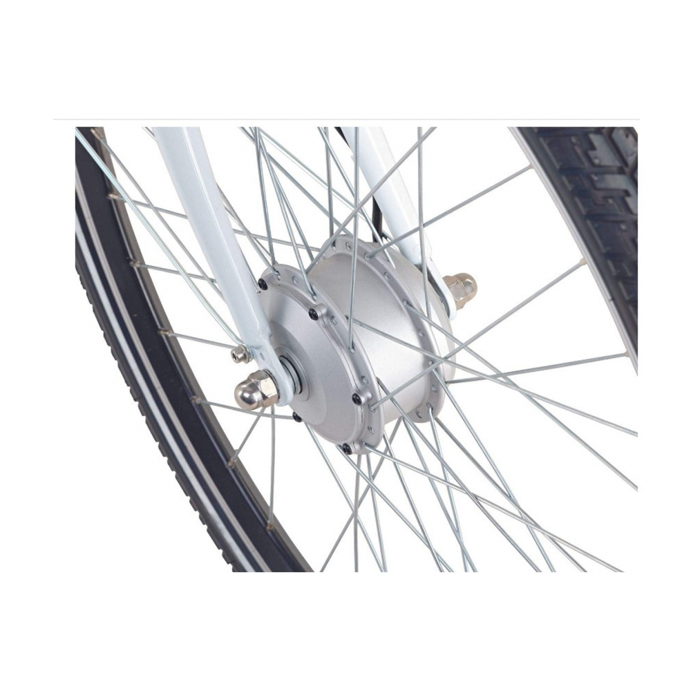 Bicicleta Electrica DHS 5242 - 28 Inch, M, Alb [4]