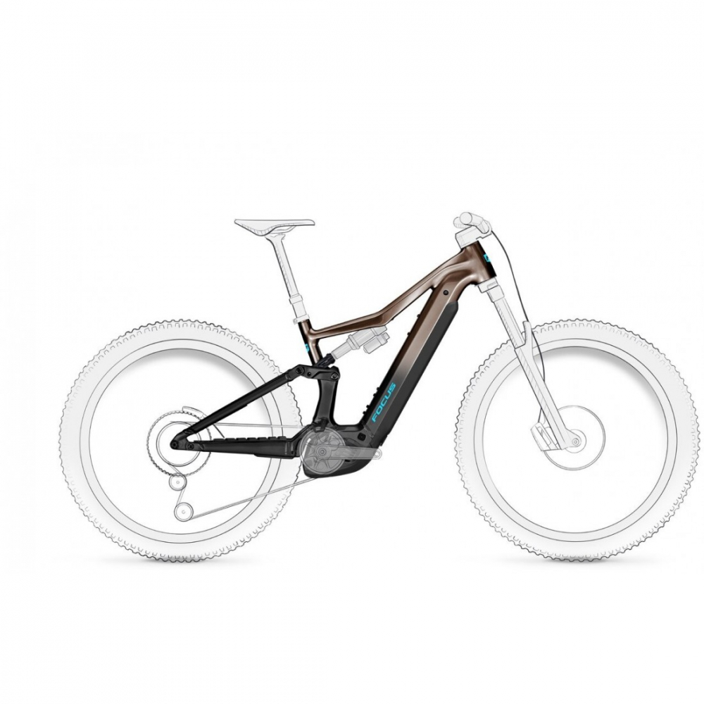 Bicicleta Electrica Focus Jam 2 6.8 29 600Wh Gold Brown / Diamond Black - L(44cm) [1]