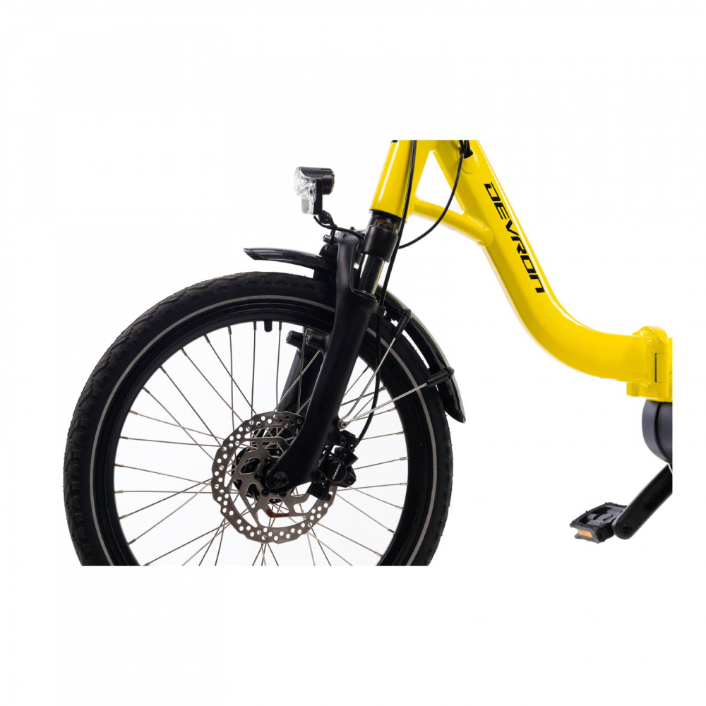 Bicicleta Electrica Pliabila Devron 20126 - 20 Inch, M, Galben [5]