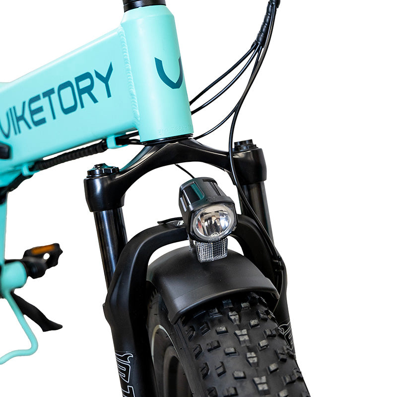 BICICLETA ELECTRICA VIKETORY LITHOR EBIKE FATBIKE FOLDING TURQUOISE [4]
