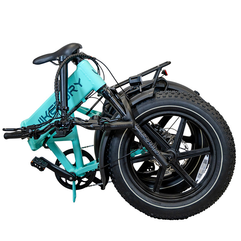 BICICLETA ELECTRICA VIKETORY LITHOR EBIKE FATBIKE FOLDING TURQUOISE [8]
