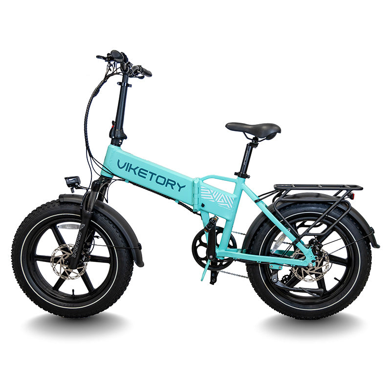 BICICLETA ELECTRICA VIKETORY LITHOR EBIKE FATBIKE FOLDING TURQUOISE [2]