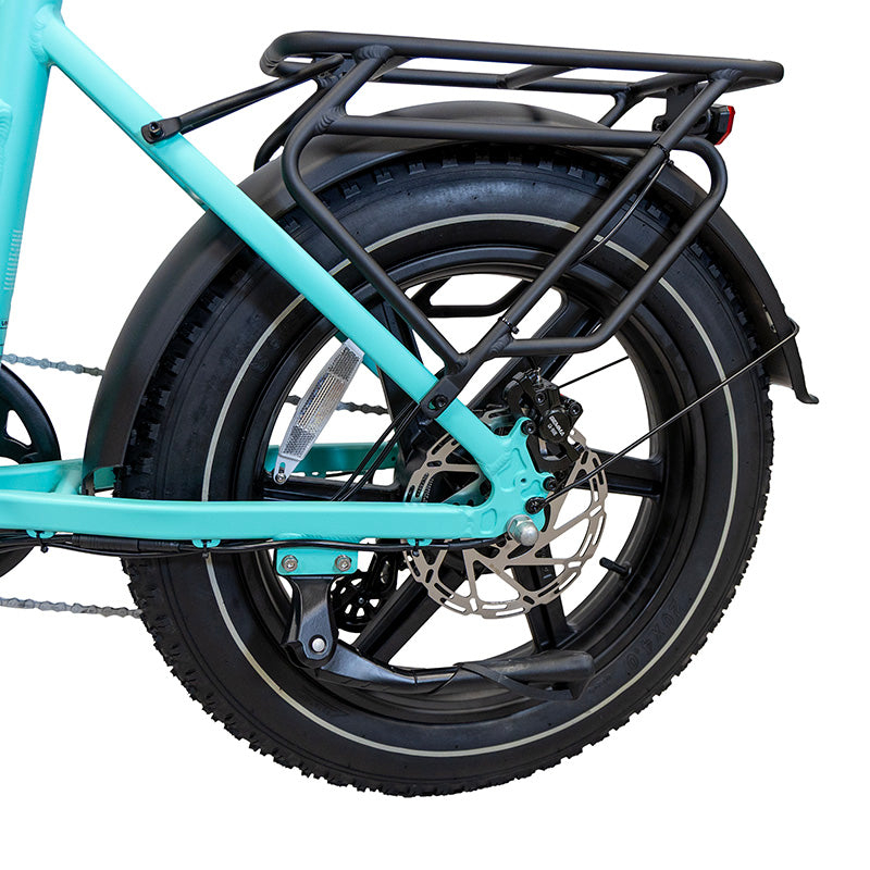 BICICLETA ELECTRICA VIKETORY LITHOR EBIKE FATBIKE FOLDING TURQUOISE [5]