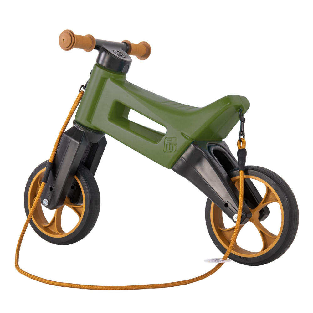 Bicicleta fara pedale Funny Wheels Rider SuperSport 2 in 1 Khaki [7]