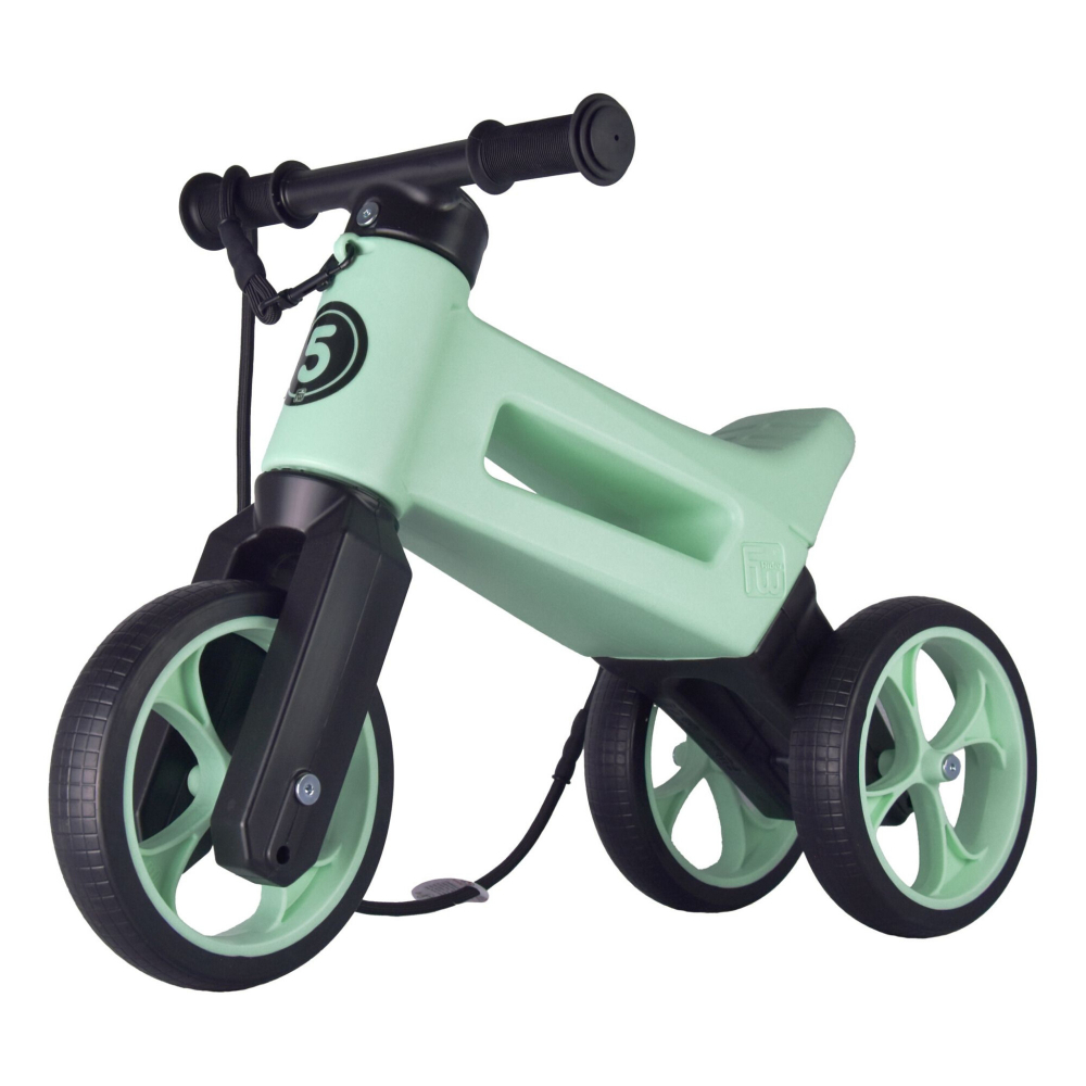 Bicicleta fara pedale Funny Wheels Rider SuperSport 2 in 1 Pastel Mint [1]