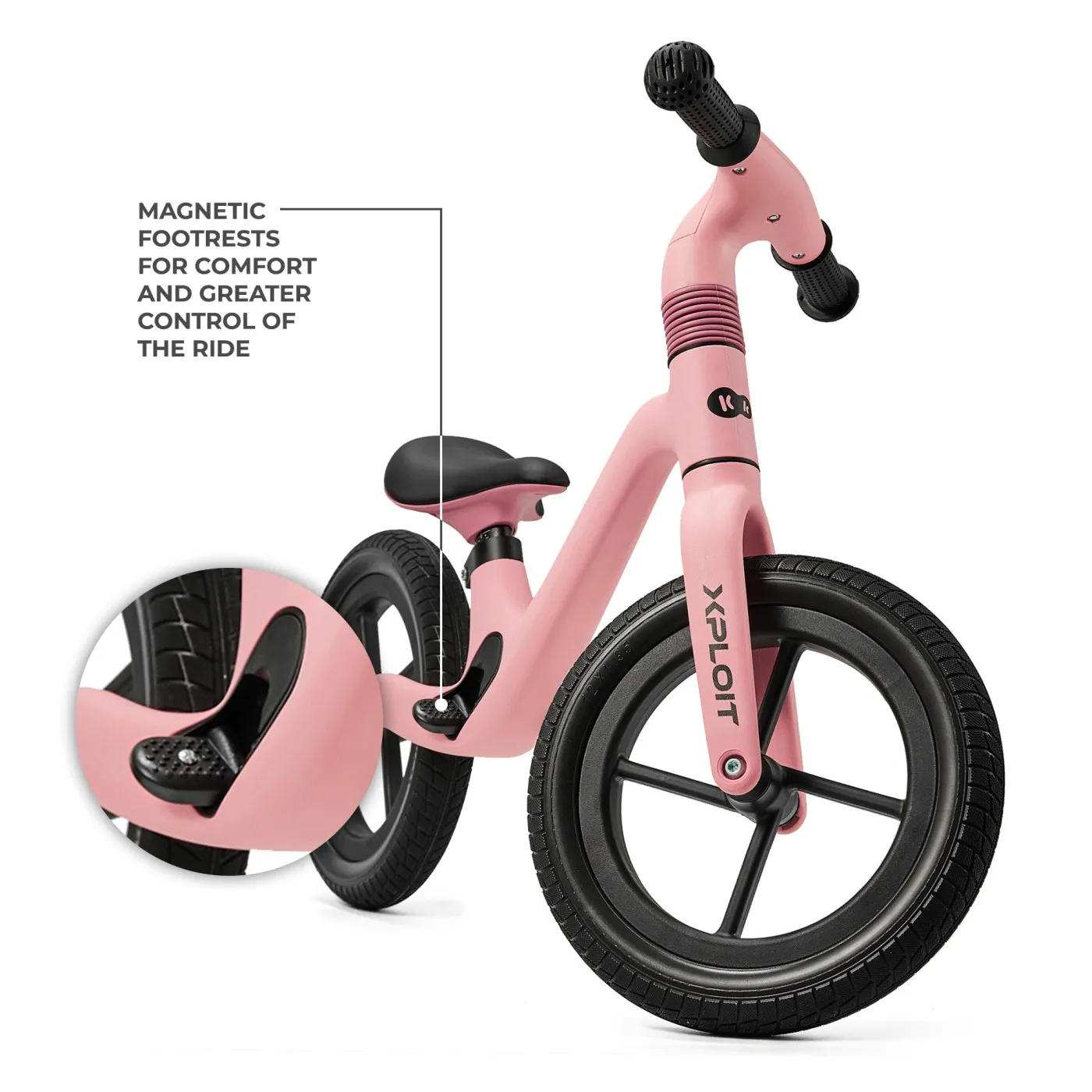 BICICLETA FARA PEDALE KINDERKRAFT XPLOIT BUBBLEGUM PINK [7]
