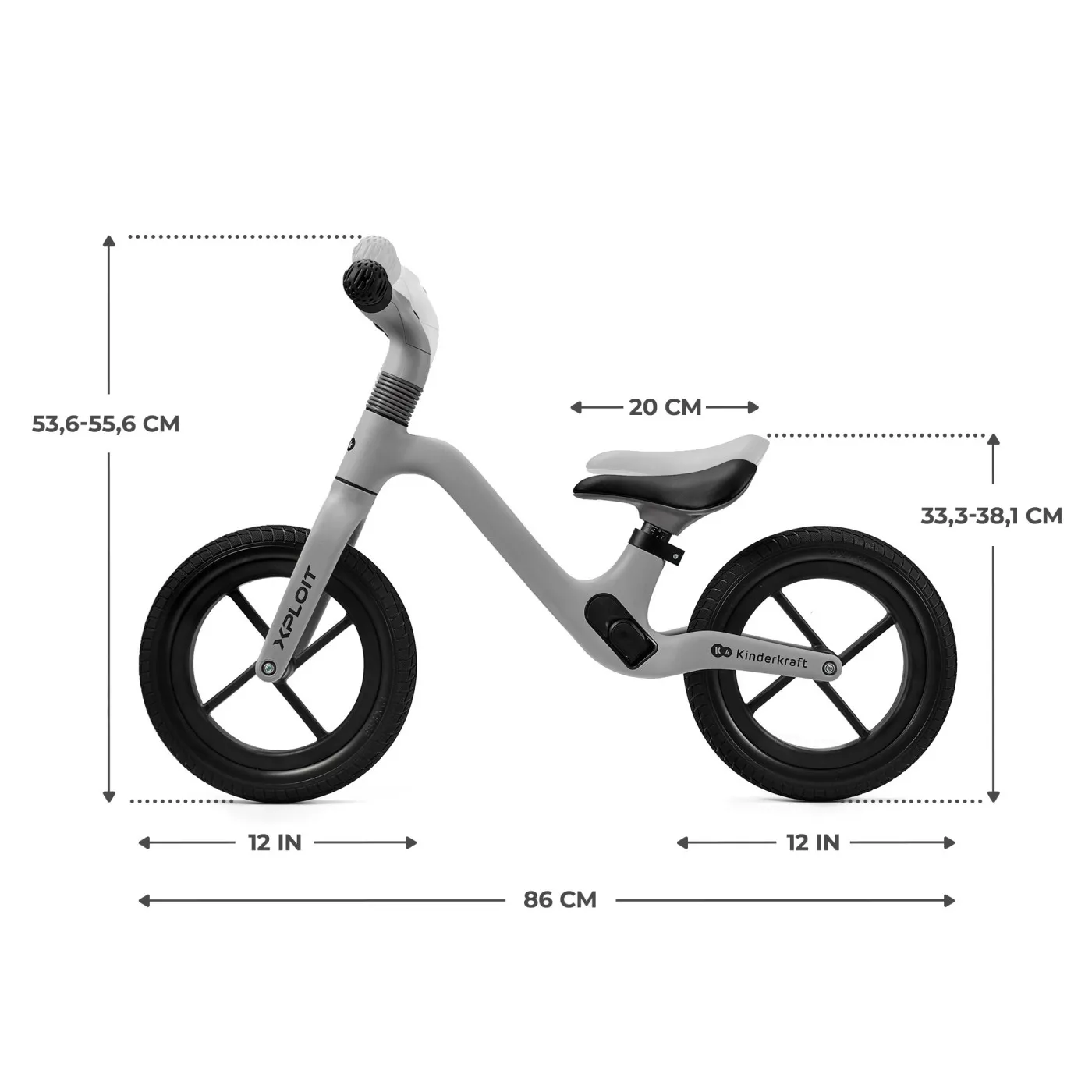 BICICLETA FARA PEDALE KINDERKRAFT XPLOIT, MOONSILVER [8]