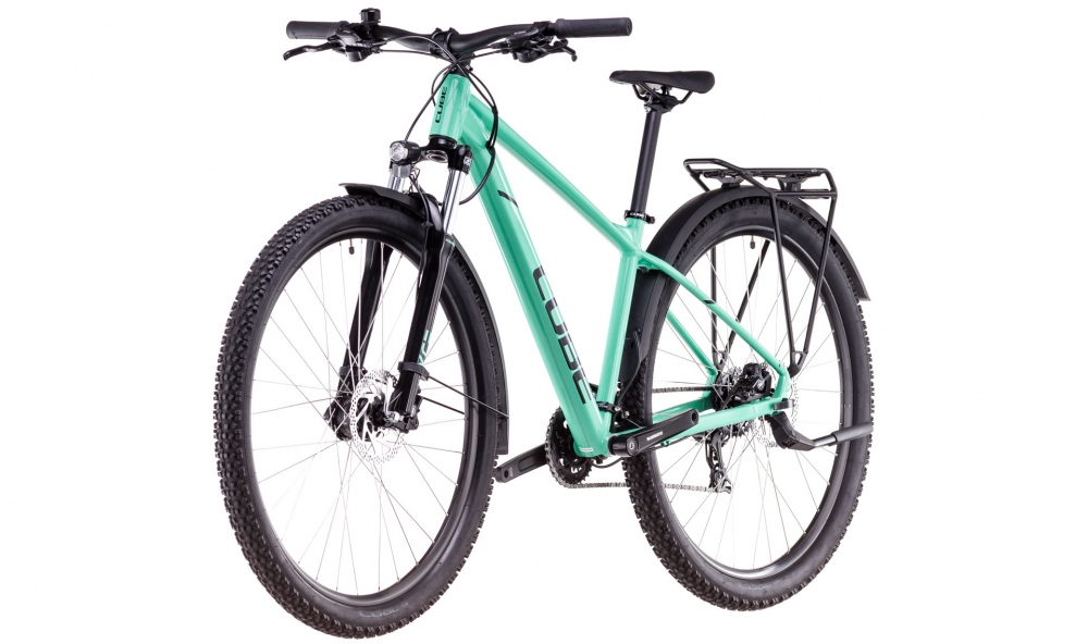 Bicicleta MTB CUBE AIM ONE ALLROAD SHAMROCK BLACK 2025 cadru XS (14") - roti 27.5" [4]