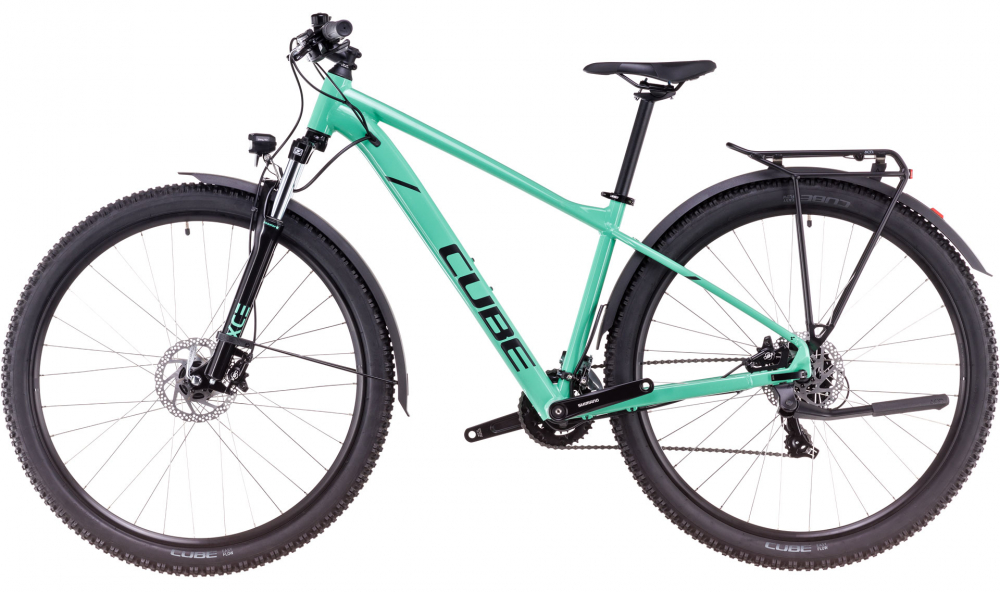 Bicicleta MTB CUBE AIM ONE ALLROAD SHAMROCK BLACK 2025 cadru XS (14") - roti 27.5" [5]