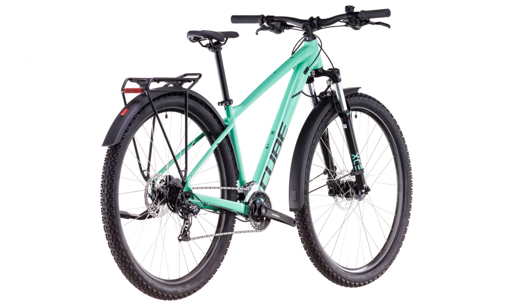 Bicicleta MTB CUBE AIM ONE ALLROAD SHAMROCK BLACK 2025 cadru XS (14") - roti 27.5" [7]