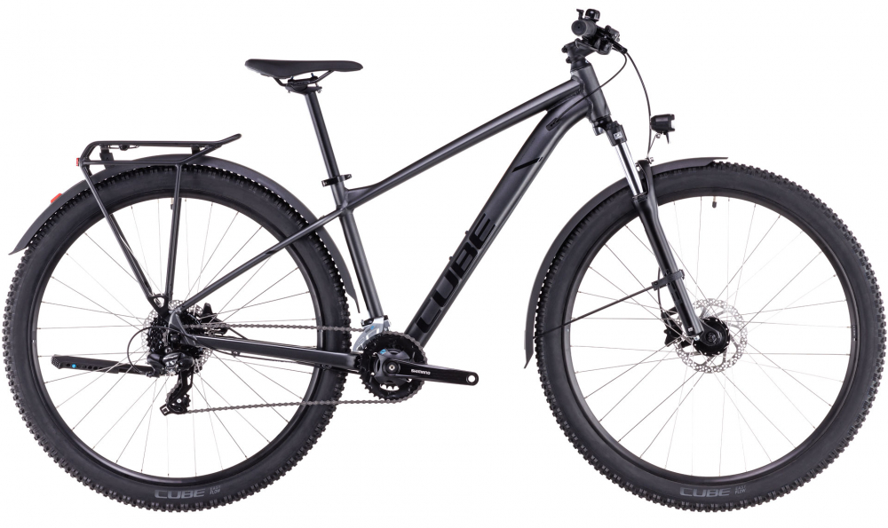 Bicicleta MTB CUBE AIM ONE ALLROAD SLATEBLACK BLACK 2025 cadru XL (22") - roti 29" [1]