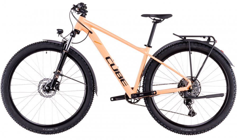 Bicicleta MTB CUBE AIM RACE ALLROAD TANGERINE BLACK 2025 cadru XXL (24") - roti 29" [5]