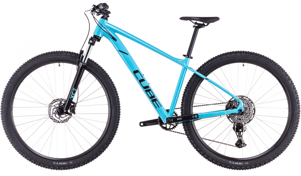 Bicicleta MTB CUBE AIM RACE SWIMMINGPOOL BLACK 2025 cadru XL (22") - roti 29" [5]