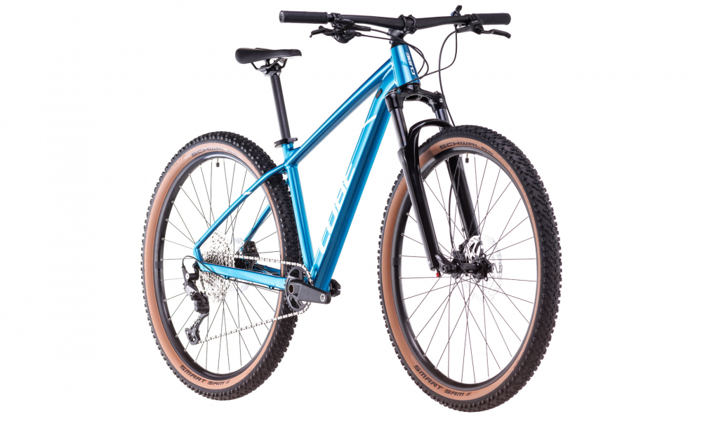 Bicicleta MTB CUBE ATTENTION PRO METALLICTEAL WHITE 2025 cadru L (19") - roti 29" [2]