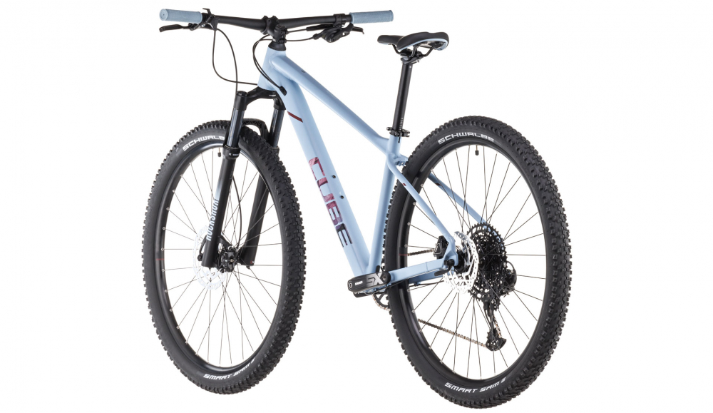 Bicicleta MTB CUBE ATTENTION SLX PIDGEONBLUE RUBYRED 2025 cadru M (17") - roti 29" [6]