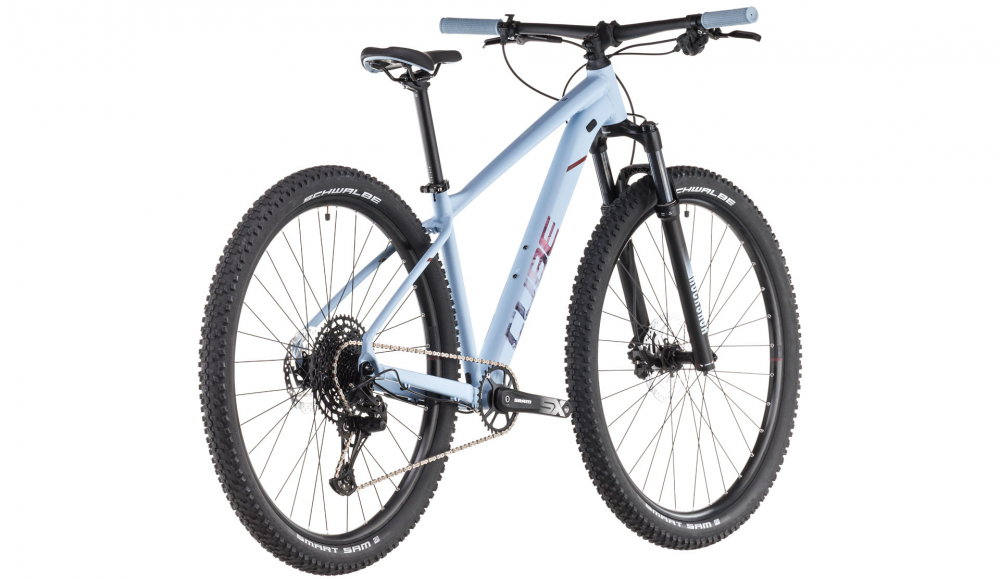 Bicicleta MTB CUBE ATTENTION SLX PIDGEONBLUE RUBYRED 2025 cadru M (17") - roti 29" [7]