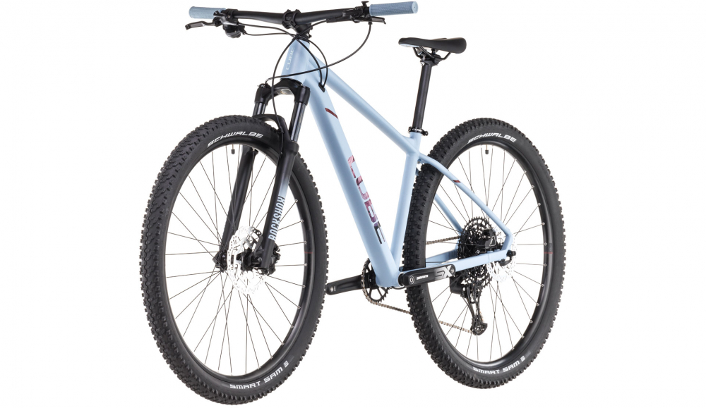 Bicicleta MTB CUBE ATTENTION SLX PIDGEONBLUE RUBYRED 2025 cadru M (17") - roti 29" [4]
