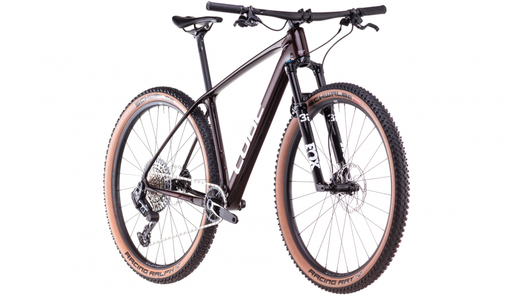 Bicicleta MTB CUBE REACTION C:62 SLX LIQUIDRED WHITE 2025 cadru XL (22") - roti 29" [2]