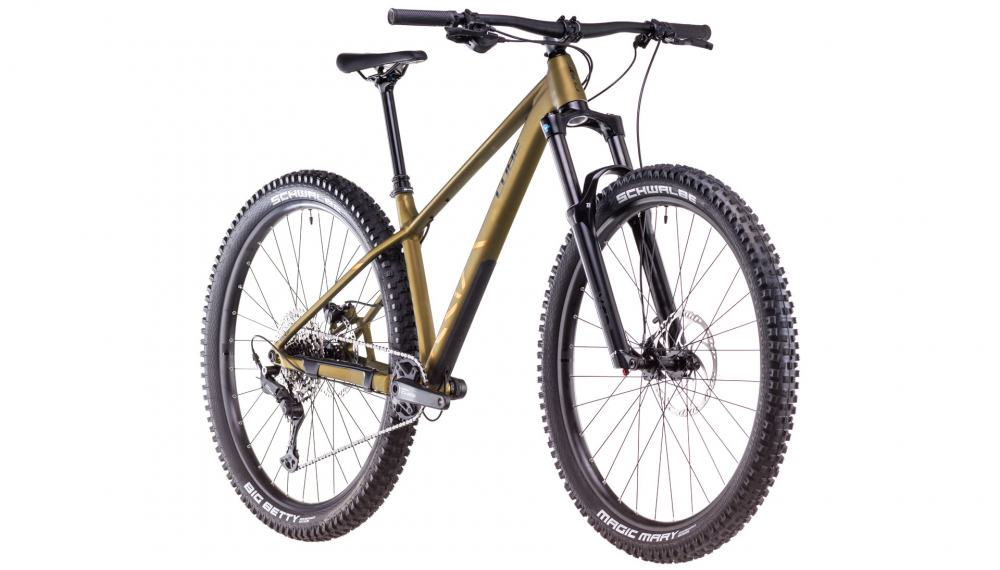 Bicicleta MTB CUBE REACTION TM ONE GOLDENLIME BLACK 2025 cadru L (19") - roti 29" [2]