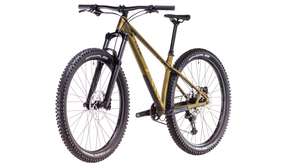 Bicicleta MTB CUBE REACTION TM ONE GOLDENLIME BLACK 2025 cadru L (19") - roti 29" [4]