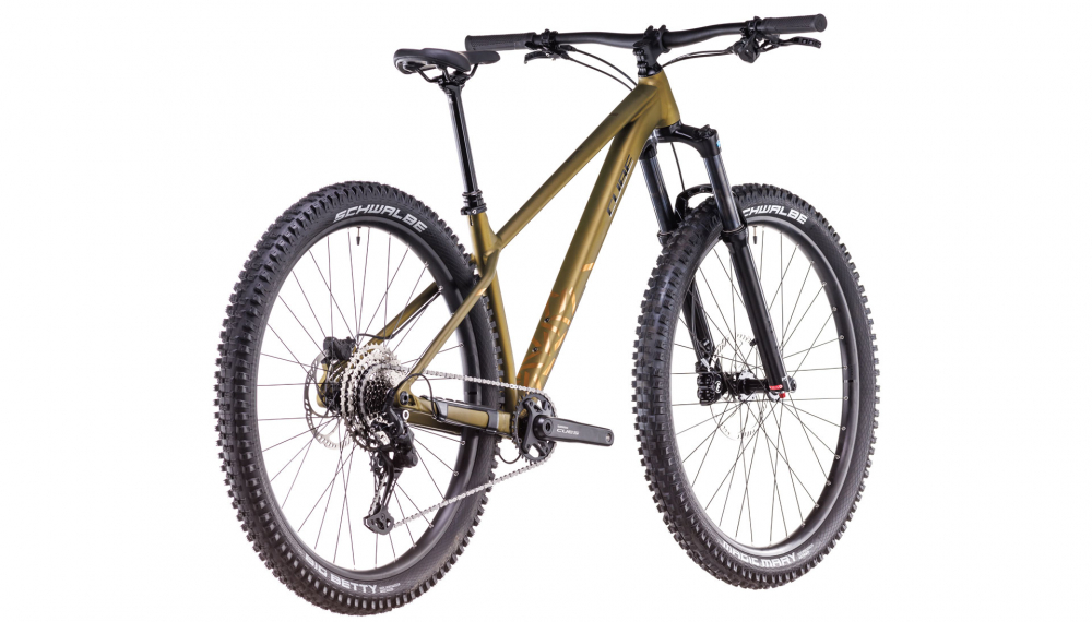 Bicicleta MTB CUBE REACTION TM ONE GOLDENLIME BLACK 2025 cadru L (19") - roti 29" [7]