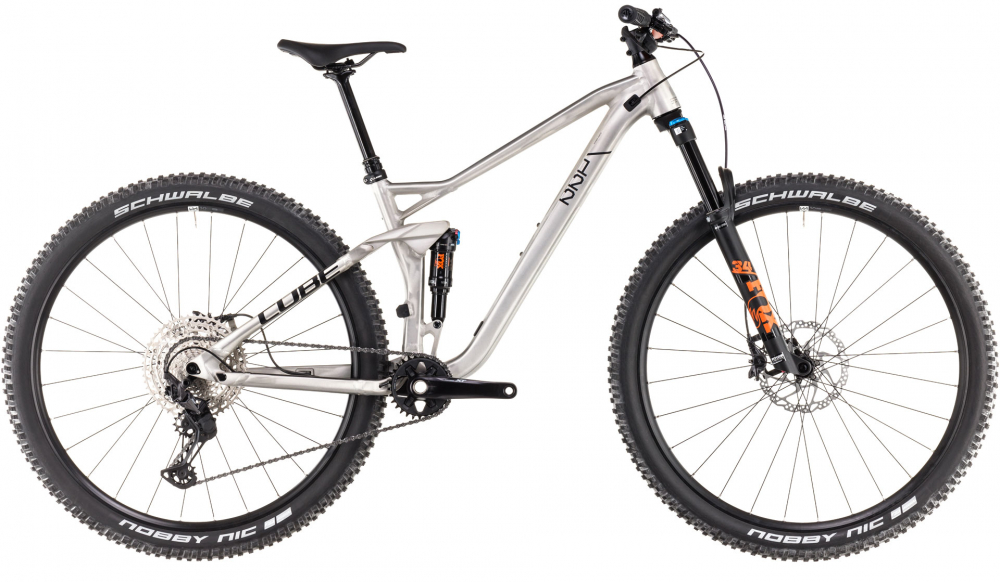 Bicicleta MTB CUBE STEREO ONE22 RACE RAWMETAL BLACK 2025 cadru XS (14") - roti 27.5" [1]