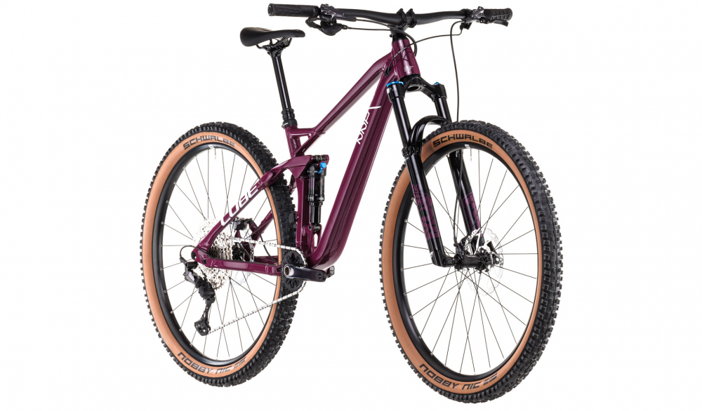 Bicicleta MTB CUBE STEREO ONE22 RACE WINE GREY 2025 cadru L (19") - roti 29" [2]