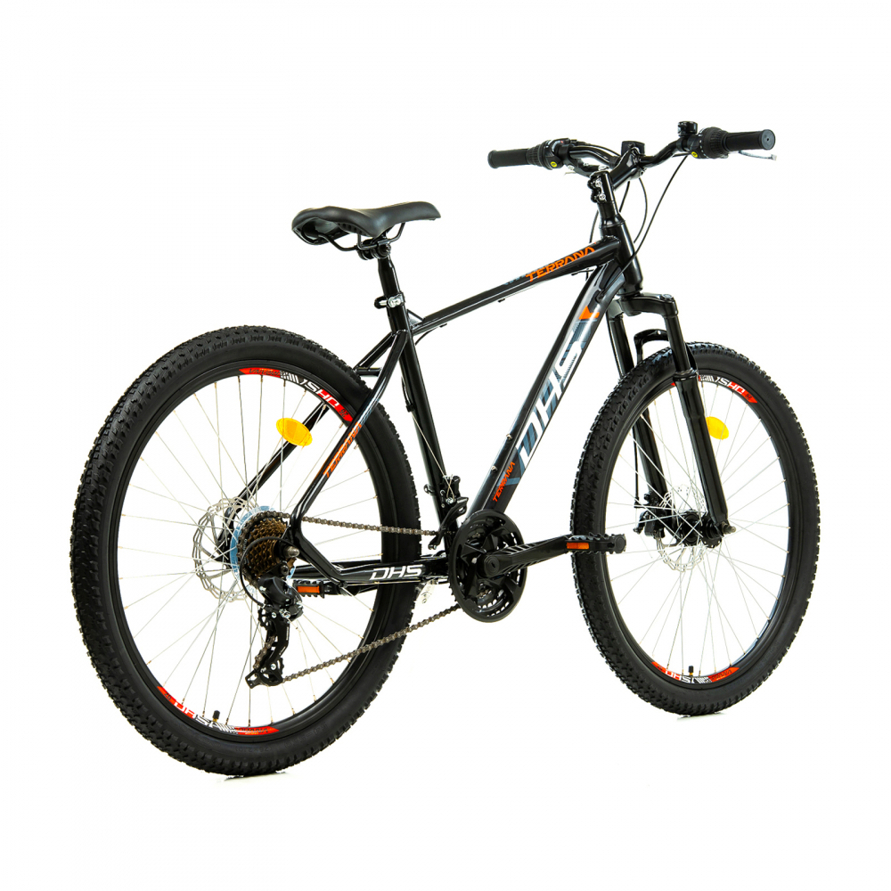 Bicicleta Mtb Dhs 2605 - 26 inch, M, Negru/Rosu [2]