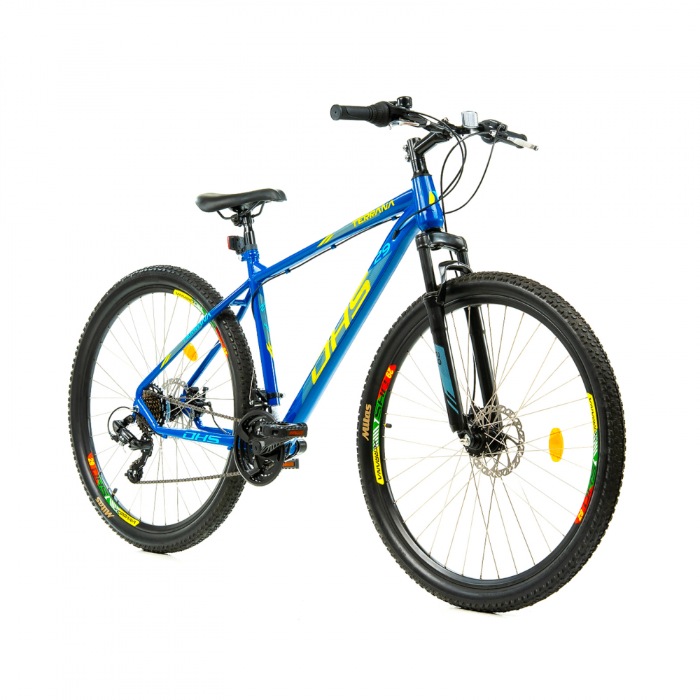 Bicicleta Mtb Dhs 2905 - 29 inch, M, Albastru/Galben [2]