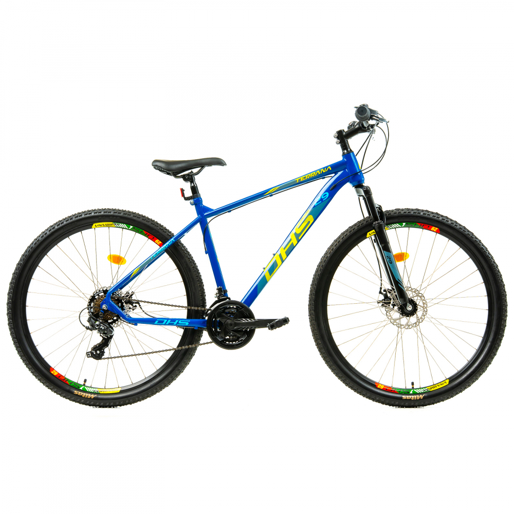 Bicicleta Mtb Dhs 2905 - 29 inch, M, Albastru/Galben [1]