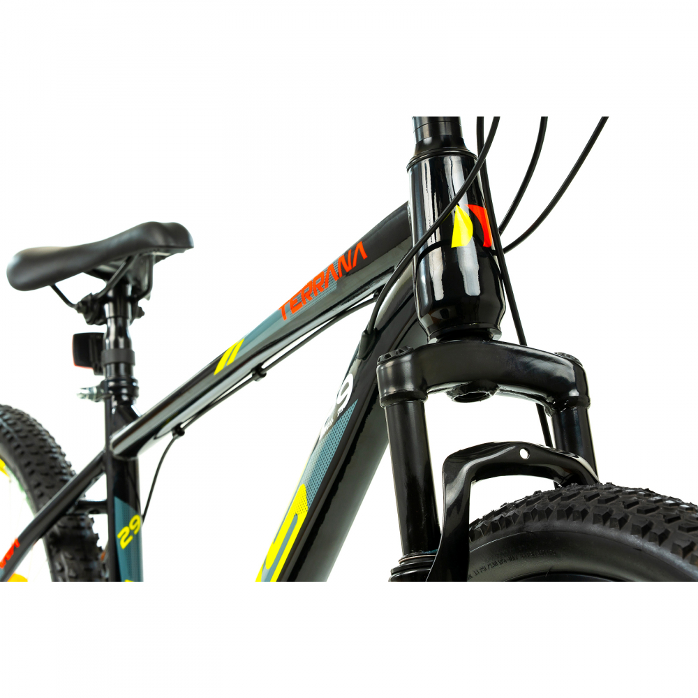 Bicicleta Mtb Dhs 2905 - 29 inch, M, Negru/Verde [4]