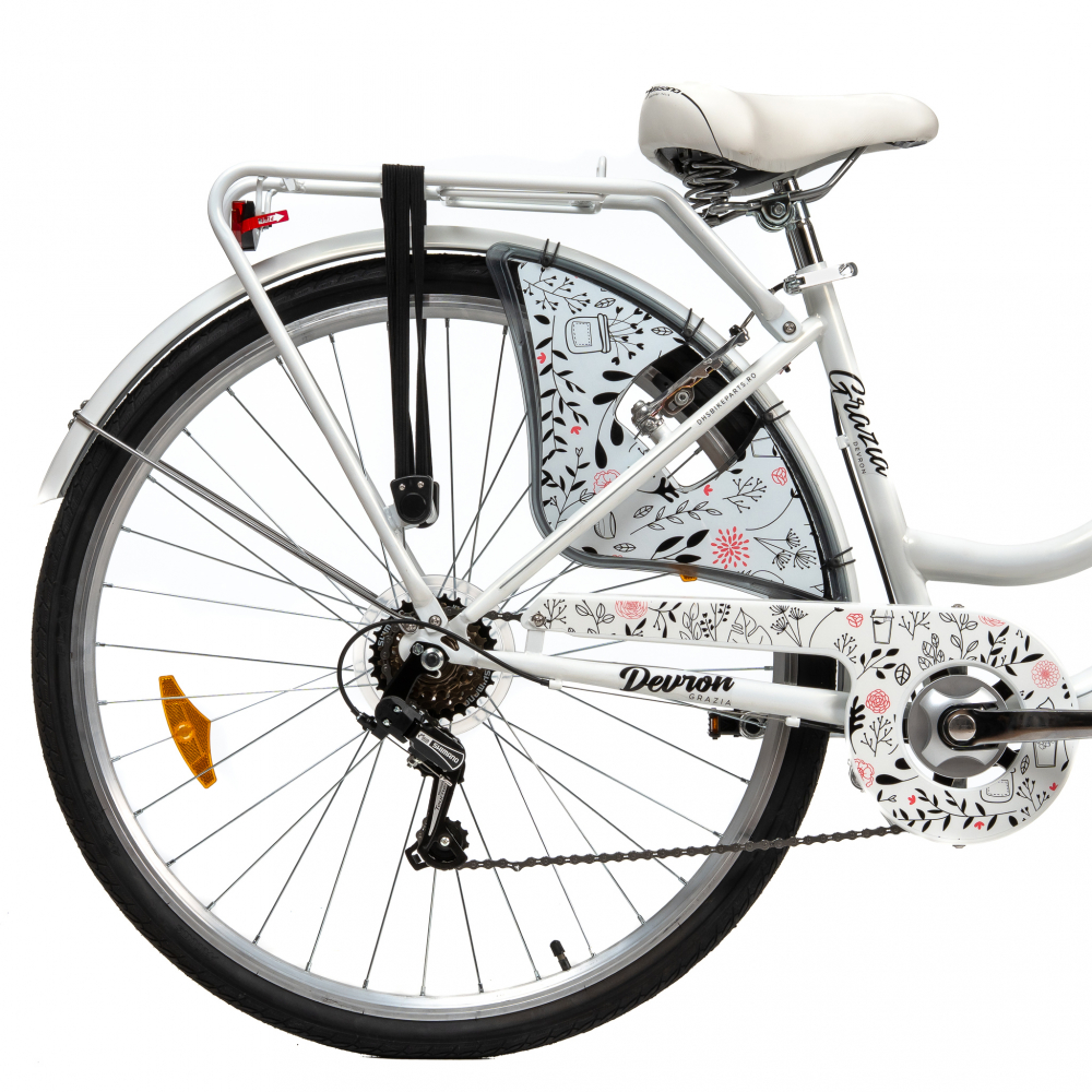 Bicicleta Oras Devron Grazia 6S - 28 Inch, L, Alb [5]