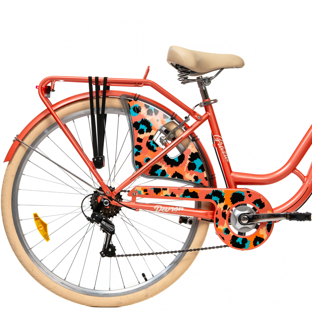 Bicicleta Oras Devron Grazia 6S - 28 Inch, L, Portocaliu [5]