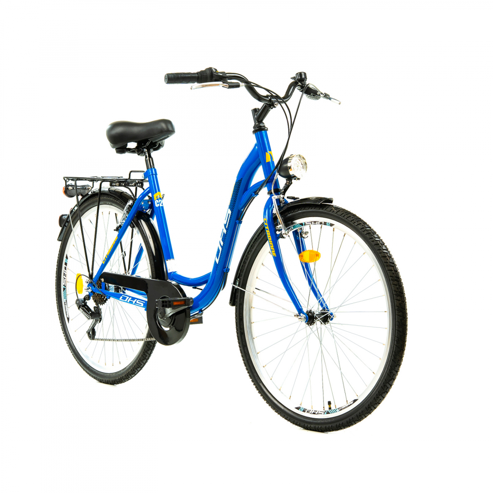 Bicicleta Oras DHS Citadinne 26034 - 26 inch, L, Albastru [2]