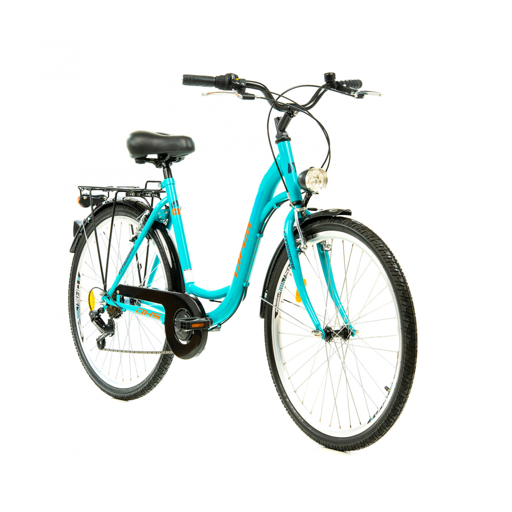 Bicicleta Oras DHS Citadinne 26034 - 26 inch, L, Turcoaz [2]