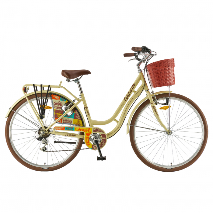 Bicicleta Oras Polar Grazia 6s - 28 inch, M, Bej [1]