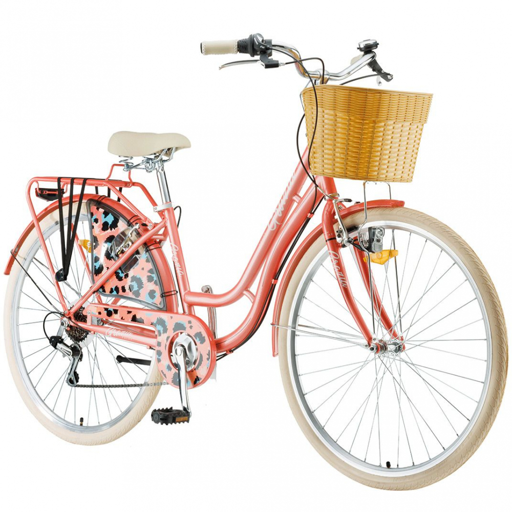 Bicicleta Oras Polar Grazia 6s - 28 Inch, M, Coral Leopard [2]