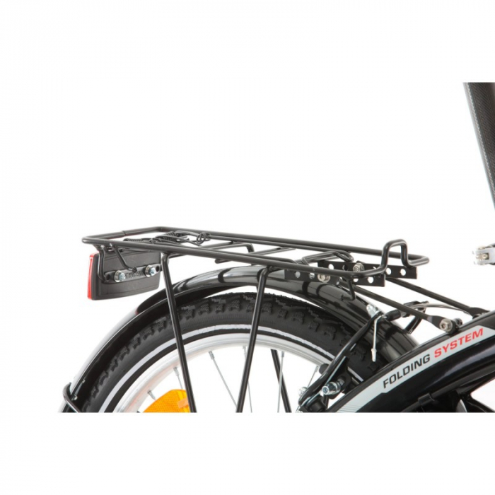 Bicicleta pliabila Sprint Probike Folding, 20 inch, 6 viteze, Negru/Rosu [6]