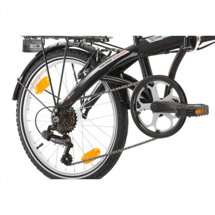 Bicicleta pliabila Sprint Probike Folding, 20 inch, 6 viteze, Negru/Rosu [5]