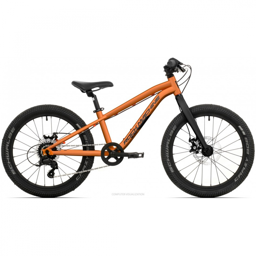 Bicicleta Rock Machine Blizz 20 MD Matte Blazing Orange [1]