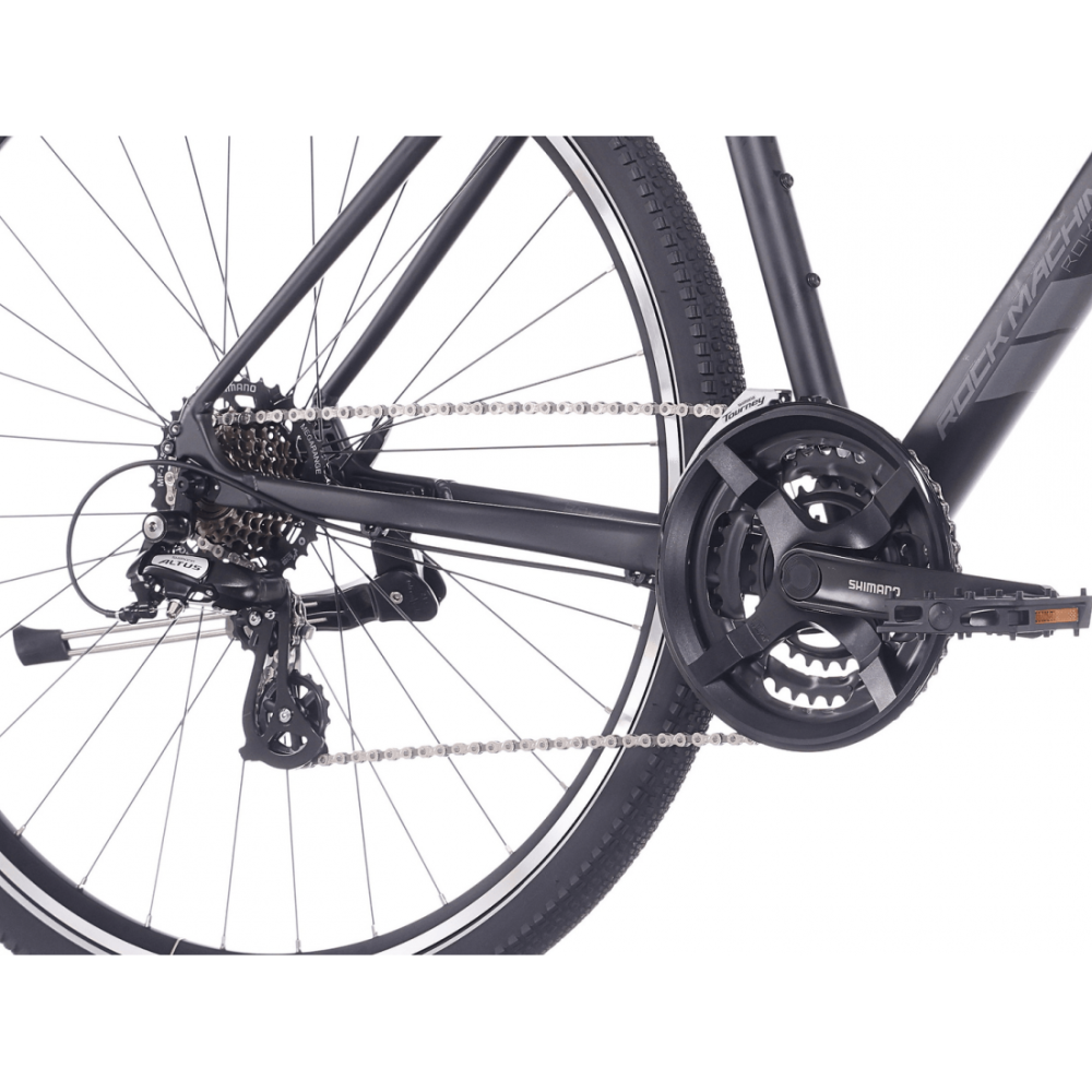 Bicicleta Rock Machine Rokk 30 28 Matte Black 46cm - (M) [5]