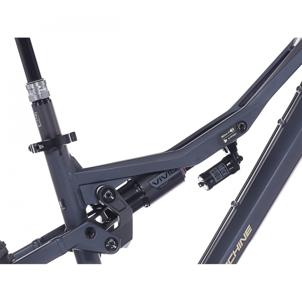 Bicicleta Rock Machine Whizz FS III 90 AXS 27.5Matte Deep Ocean Blue 16.0 - (M) [2]