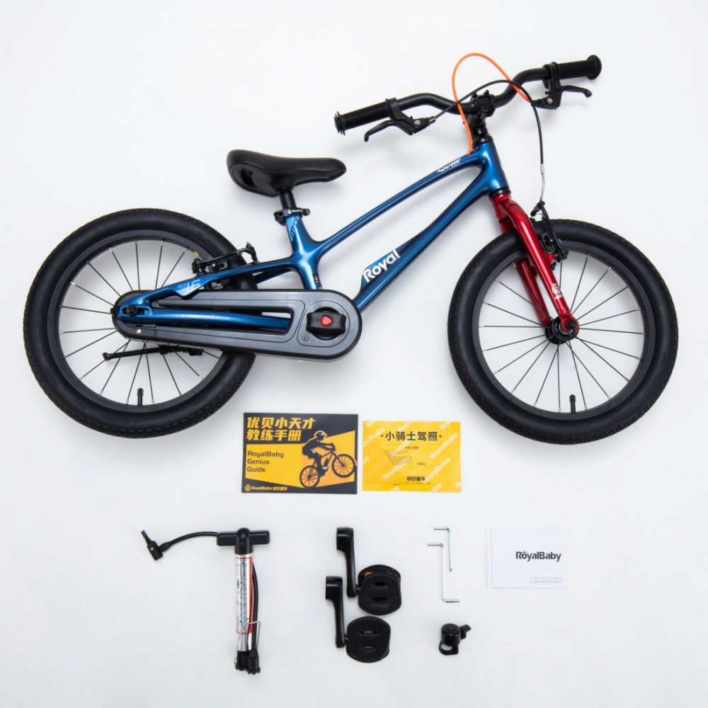 Bicicleta Royal Baby EZ Space Shark 18 Blue [3]