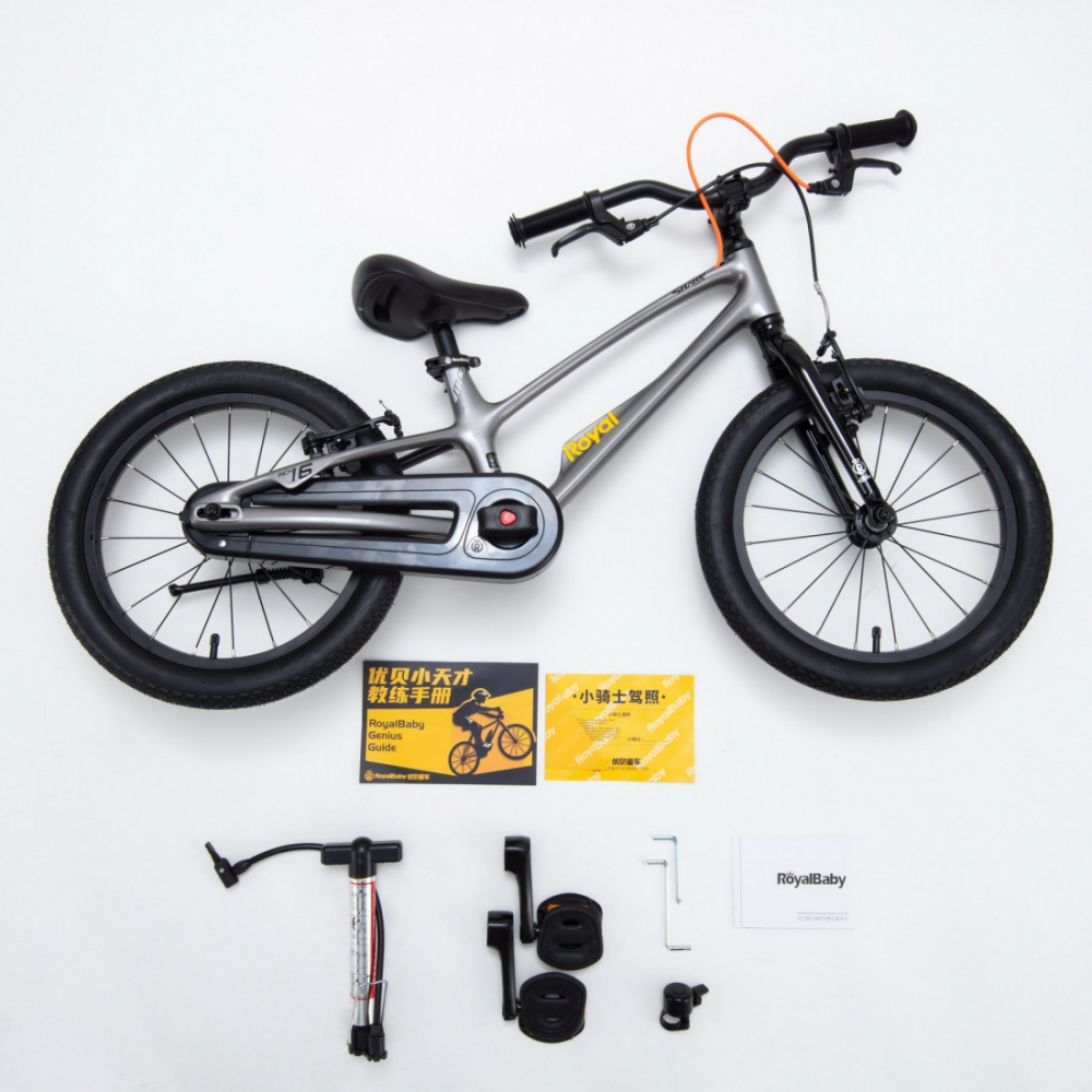 Bicicleta Royal Baby EZ Space Shark 18 Grey [3]