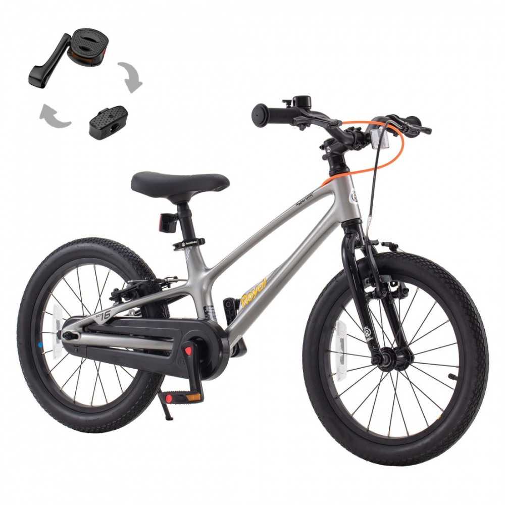 Bicicleta Royal Baby EZ Space Shark 18 Grey [1]
