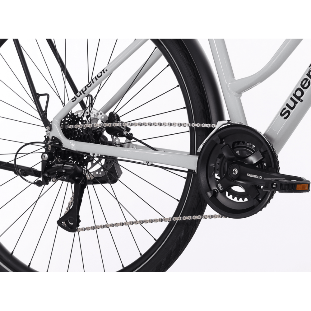 Bicicleta Superior BLOX 6.2 T MS 28 Gloss Grey 38cm - (S) [9]